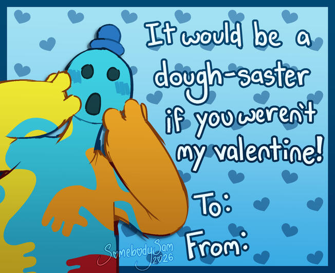 Doey Valentines Day Card
