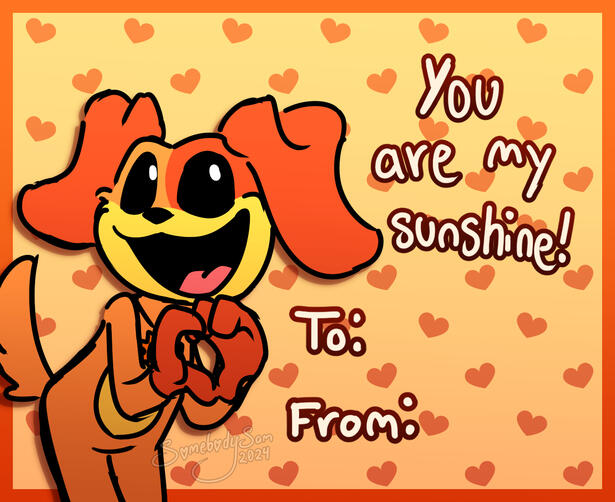 DogDay Valentines Day Card