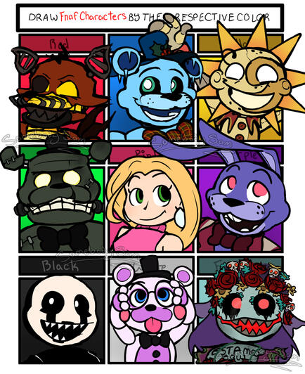 FNAF Color Challenge