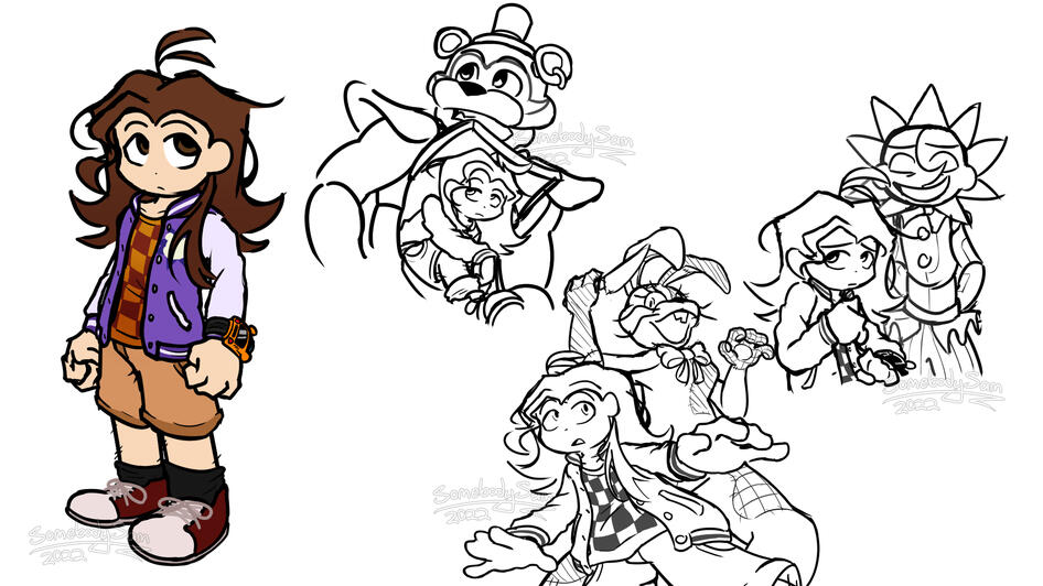 Security Breach Insert Doodles